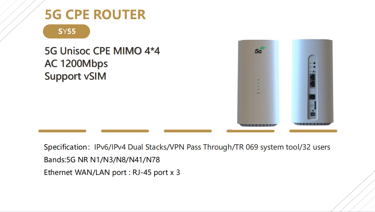 5G Dual Bands Wifi 6 NA/ SNA 5G Smart Wifi Router With Sim Card Slot Indoor High Speed Cpe