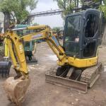 low price used excavator Komatsu PC20 with cab import excav Japan Komatsu