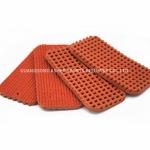 Non Toxic Synthetic Rubber Running Track Material Tartan 13mm Thickness