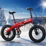 Aluminum 350W 36V 20 Inch Fat Tyre Folding Electric Bike