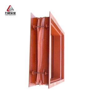 Quality Blue Red Fabric Compensator For Air And Dust Transport Low Pressure Expansion Joints wholesale