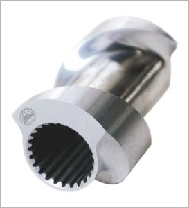 Quality Food Extrusion Machine Screw Barrel Twin Screw Extruder Parts Stainless Steel SUS440C wholesale