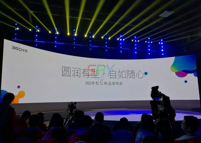 2.5mm Curved LED Screens Pixel Pitch All Format Stage Background LED Display