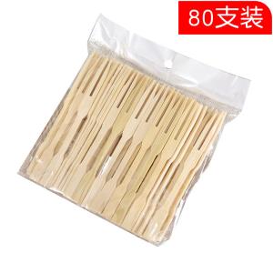 Quality Disposable Bamboo Party Forks Mini Wooden Cocktail Forks For Dessert Cake wholesale