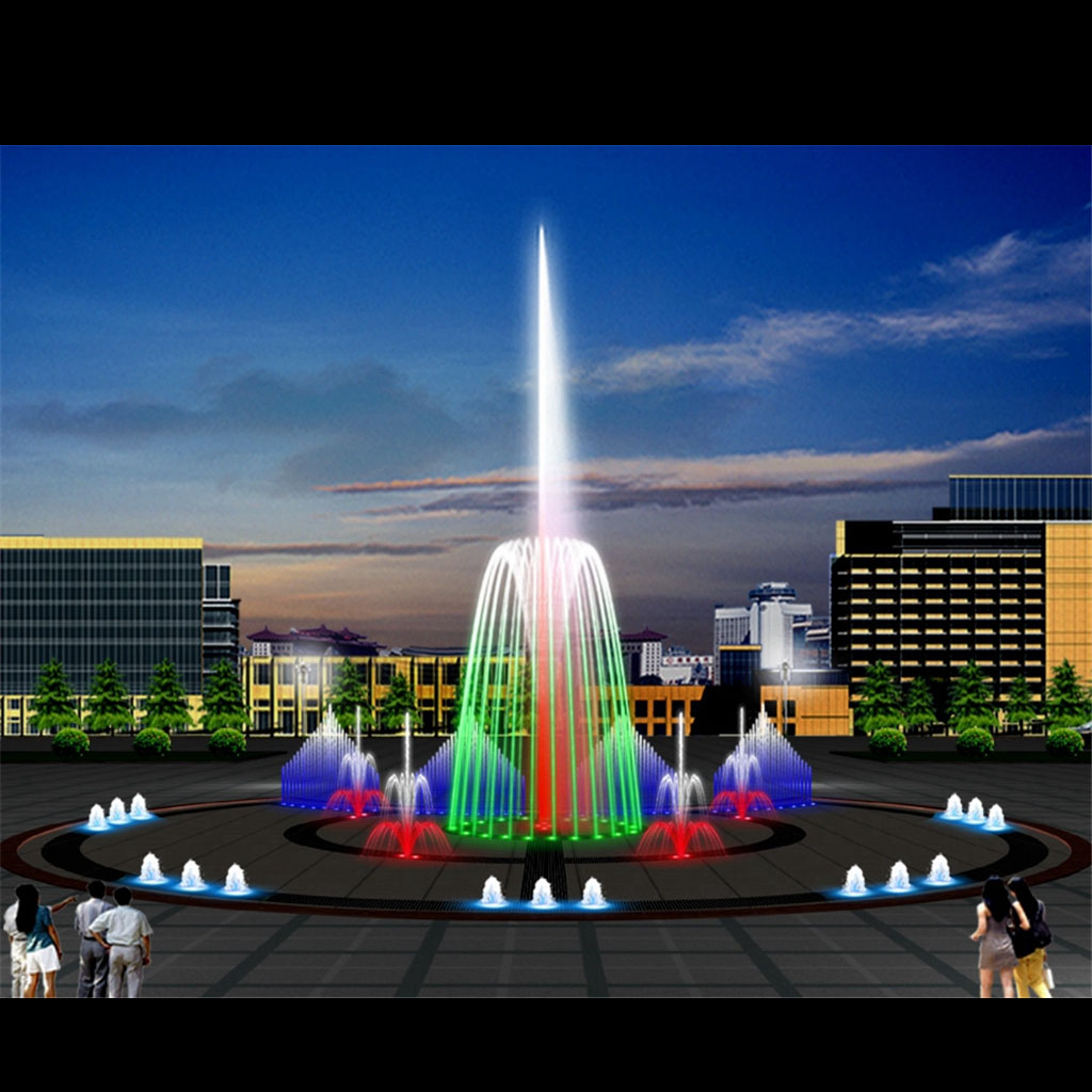 Pretty Scenery Floor Fountains Decoration Musical Outdoor