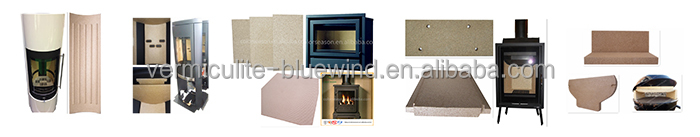 Customized lightweight cutting size vermiculite insulation fire board for steel structure fireproof cladding