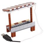 City accessories street view food vegetable fruits stand shop building block