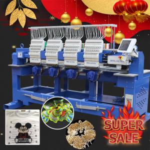 Quality Better than tajima embroidery machine price holiauma 15 needles 4 heads computerized embroidery machine for cap t-shirt wholesale