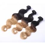 Doulde Drawn Blonde Hair Color Silky Straight Brazilian Hair Extension