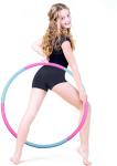 65cm 75cm Detachable Weighted Hula Hoop For Kids