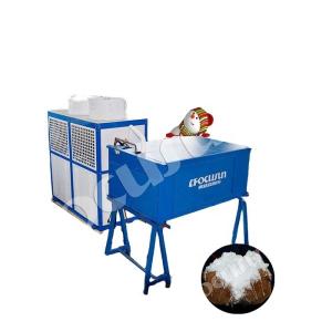 Quality 600KG/24H Gran capacidad maquina de nieve artificial snow making machine con compresor 5kw wholesale