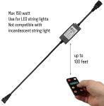 150w 2 Prong Plug Ir Outdoor String Light Dimmer