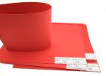 Anti-Curl 250gsm 300gsm 350gsm red cardboard hard color paper sheet