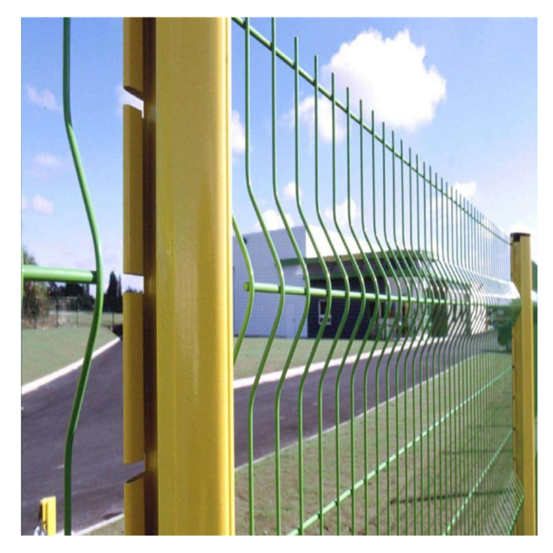 Eco Friendly PVC Coated 3x3 4x4 Galvanized Welded Wire Mesh 3D Fence with Pole Designs