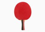 Stripe Color Handle Linden Plywood Table Tennis Rackets with Reverse Rubber