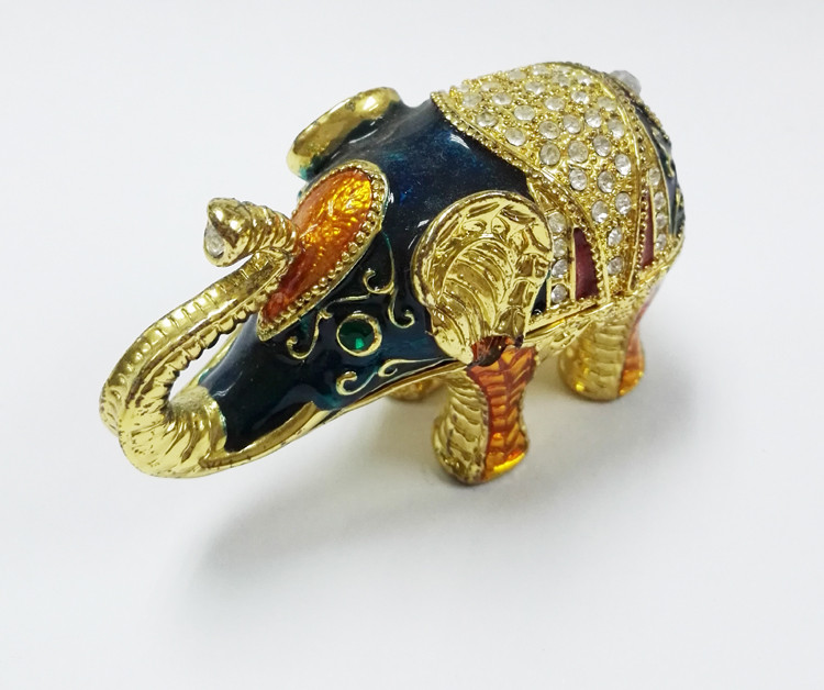 Indian elephant decorated Custom Made Jewelry Boxes animal gift box for jewelry wedding gift