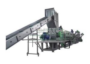 Quality LDPE Hdpe Recycling Machine 800kg/H PE Film Recycling Line wholesale