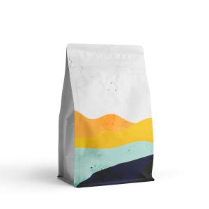 Quality 250g Matte Coffee Pouch Flat Bottom Bag 150microns wholesale