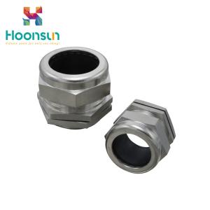 Quality Waterproof IP68 Stainless Steel Cable Gland SS304 / SS316L With Silicone Rubber wholesale