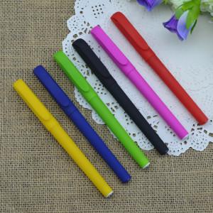 Quality Gel pen,Promotional gel-ink pen with cap, iridescent rubber gel-ink pen wholesale