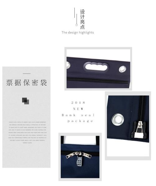 Cheap CROSS BORDER SOLID COLOR OXFORD CLOTH TICKET DOCUMENT BAG DOCUMENT BAG TICKET BAG DELIVERY BAG VOUCHER BAG A4 PAPER BAG for sale