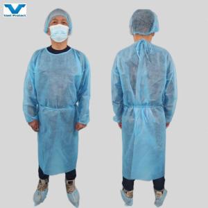 Quality Hypoallergenic Breathable Surgical Gown with Knitted Cuffs for Adults wholesale