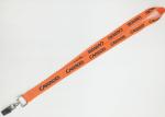 Safety Neck Lanyards / School Id Lanyards With Swivel Bulldog Clips