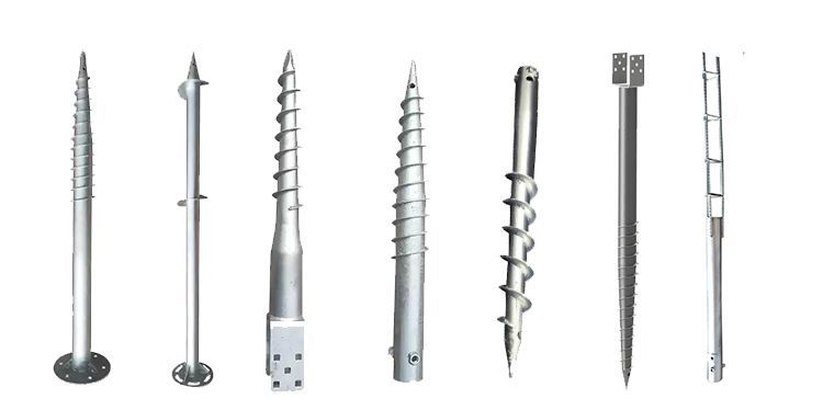 U Shape Galvanized Steel Ground Screw Pile
