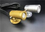 Golden And Silivery LED Garden Spotlight Landscape Lighting With Mounting Base
