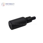 Matte Black Essential Oil Bottle Dropper 100ml Smooth