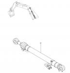 EX270-5 EX270LC-5 EX280LCH-5 Excavator Hydraulic Boom Arm Bucket Cylinder Assy