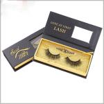 middle open door sliding drawer eyelash gift box Luxury drawer lash paper box