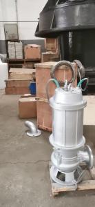 Quality Stainless Steel Submersible Sewage Pump Large Diameter 125 WQP Precision Cast wholesale