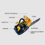 Gasoline Chainsaw Professional Chainsaw Spare Parts Household High-power