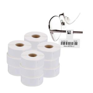 Quality Eyeglass Thermal Transfer Barcode Labels 55mm 28mm 38mm wholesale