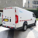 Futian Tuyano 4x4 ELF truck Smart Blue Pure Electric Box