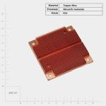 Customized Skived Fin Height Copper Heat Sink For Heat Dissipation