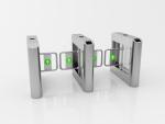 IP54 Speed Gate Turnstile Anti-Crush Optical Barrier Turnstiles Face Recognition