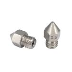 Stainless Steel 0.4mm 0.6mm MK8 Extruder Nozzle For 3D Printer