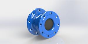 Quality PN10 PN16 Soft Sealed Non Slam Check Valve Flange Ductile Iron wholesale