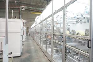 Quality FIFE Web Guiding System 500PPM Baby Diaper Machine wholesale