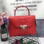 Exotic Genuine Crocodile Skin Woman Orange Purse Authentic Alligator Leather