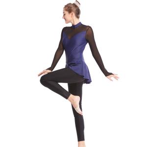Quality MiDee High Quality Matt Jumpsuit Costume Mock Neck Long Sleeves Performance Wear wholesale