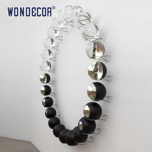 Quality Smooth Texture Metal Wall Art Sculpture Customized Contemporary Ball wholesale