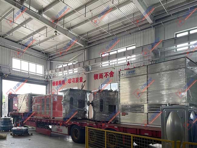 High Durability Aluminum Shell Induction Furnace For Copper Melting Safety Efficiency
