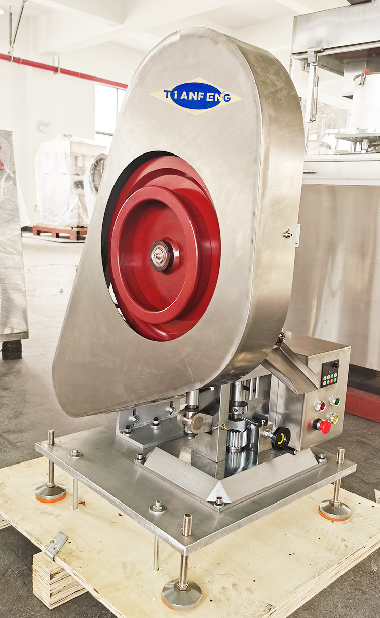 4KW 80mm Single Punch Tablet Press Machine 120KN Pressure TDP-120D