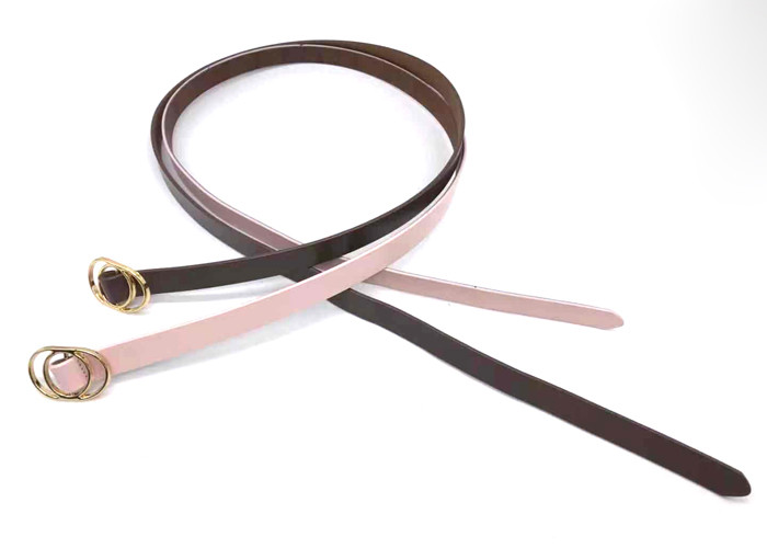 1.8cm Women's Fashion Leather Belts For Dresses Jeans Alloy Buckle