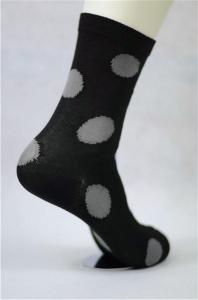 Quality Elastane Room Black Anti Slip Socks With Anti Foul / Odor Resistant Material wholesale