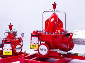 Quality 300~2500 GPM Horizontal Split Case Centrifugal Fire Pumps certified by UL/FM/NFPA20 wholesale