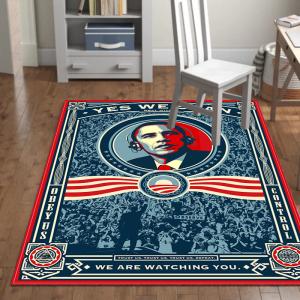 Quality Unti-Slip Polyester Printed country map Area Rugs and Carpets40x60cm wholesale